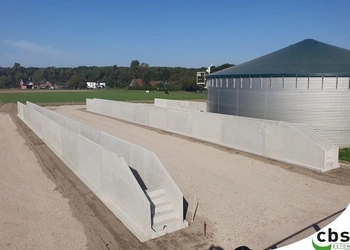 Fahrsilo-Fertigelementen: L und U Wände inklusive Treppen! 