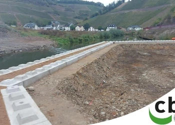 imposanten Betonblöcken im Ahrtal