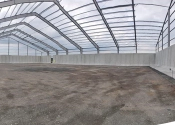  4,50 Meter hohe Stützwänd