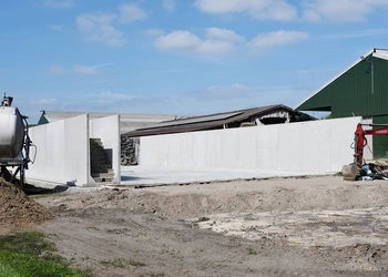 Sleufsilomuren in Pelt #cbsbeton #aannemers #grondwerkers #bouwheren #landbouw #sleufsilomuren #keerwanden #achitecten #agriculture