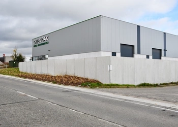 Keerwanden, betonnen wanden, CBS Beton, grondwerken, parking, bedrijf, omwalling, betonnen wanden
