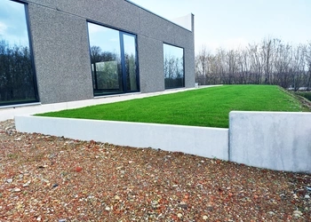 Keerwanden, betonnen wanden, CBS Beton, grondwerken, tuinachitectuur, wanden voor tuinaanleg