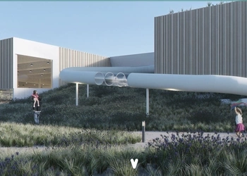 Vita Krokodiel, het nieuwe zwembad- & sportcomplex, CBS Beton