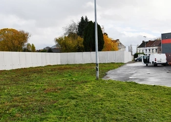 Keerwanden, Betonnen wanden, CLF10GS, CBS Beton, Wielsbeke, Murs de soutènementt