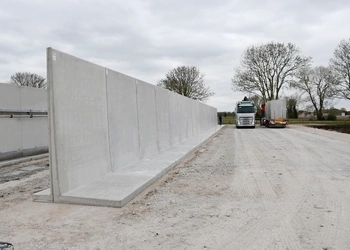 Sleufsilo, silo couloir, agri silo, Agriculture, CBS Beton, Aalter, l-Silowanden 