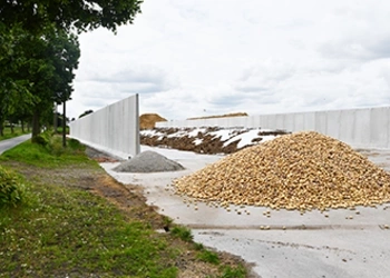 Sleufsilowanden, keerwanden, landbouw, beton, CBS beton Wielsbeke, Agriwanden 
