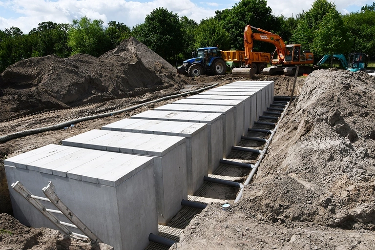 Grafkelders, prefab beton, Wielsbeke