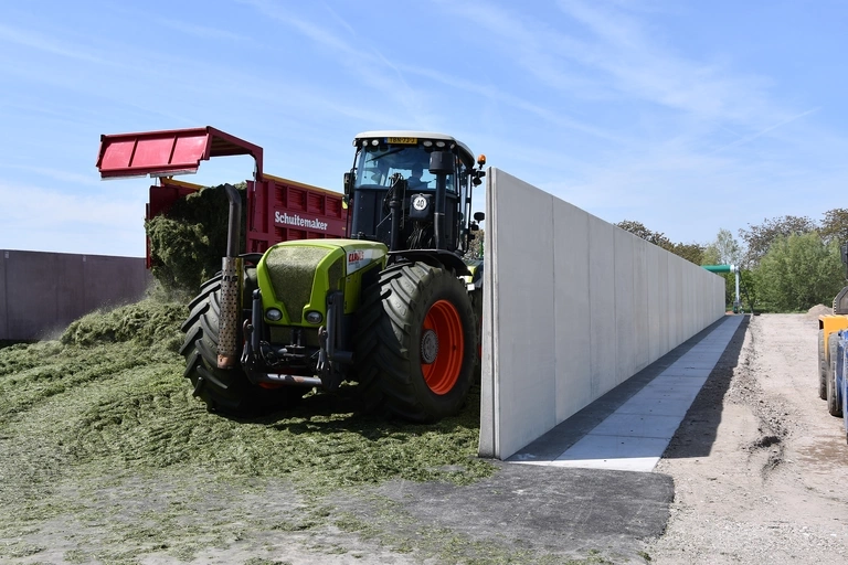 Sleufsilo, Keerwanden, landbouw; silowanden, Agri; CBS beton , Easy safe 0