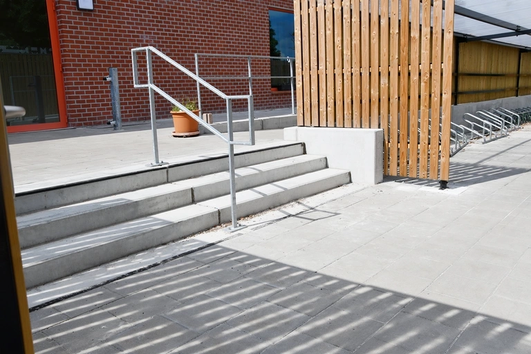 Traptreden, Pelt, CBS Beton, betonnen traptreden, keerwanden 3